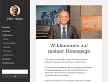 Tablet Screenshot of peter-hahne.de